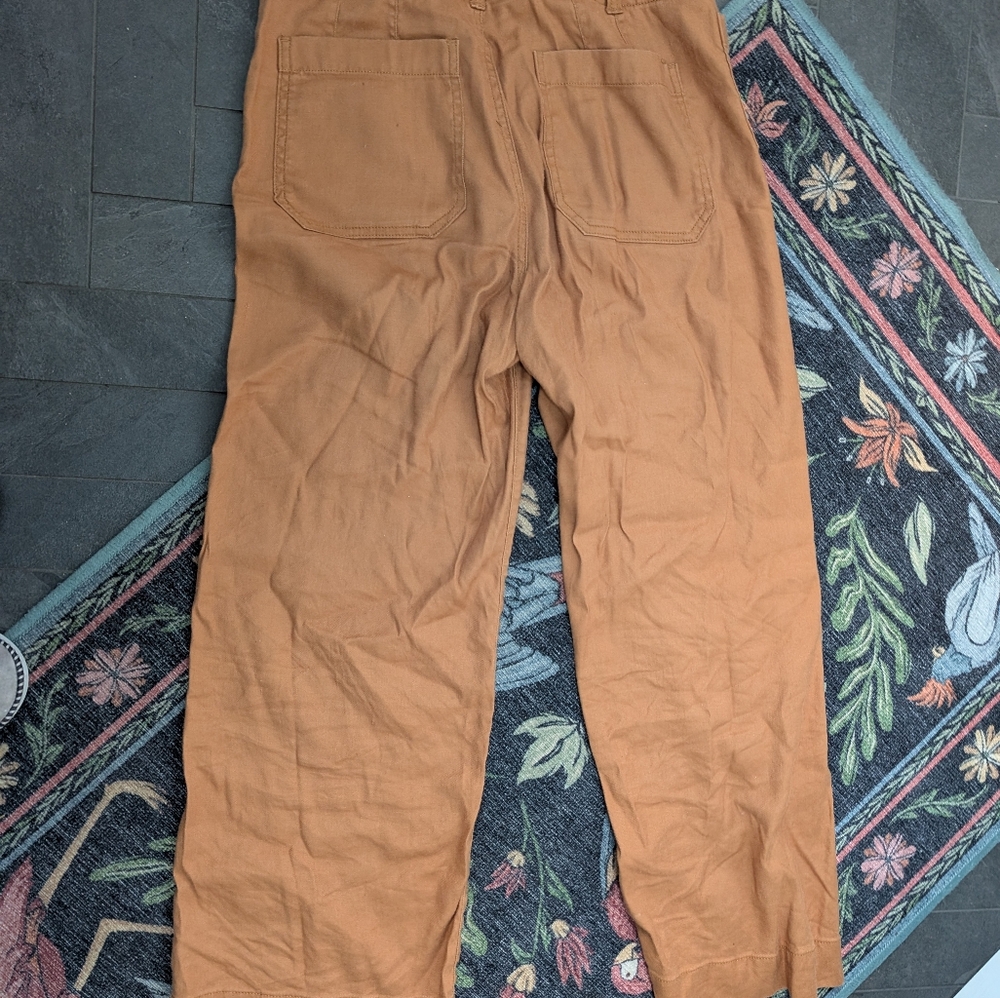 Collette Linen Cropped Pants